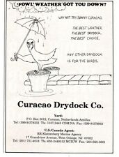 1993 CURACAO DRYDOCK CO. Netherlands Antilles Vintage Print Ad picture