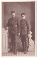 Late/Post WWI Era 1st Mixed Zouave & Tirailleu Regiment Soldiers Portrait RPPC picture