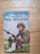 Vintage 1960s People at Work Soldier Ladybird book 2/6 Series picture