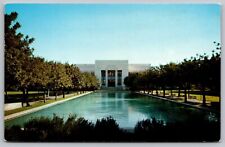 Pasadena City College California School Campus Pool Reflections Vintage Postcard picture