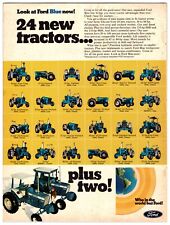 1972 Ford Tractors Original Ad (11 x 8.5) - Print Advertisement (9600, 8600, Etc picture