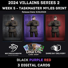 Topps Star Wars Card Trader 2024 Villains Series 2 Week 5 Taskmaster Gri Black + picture