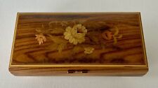 Sorrento Italy REUGE Inlaid Wood Jewelry Music Box “Over the Waves Waltz” picture