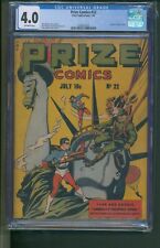 Prize Comics 22 CGC 4.0 OW Pages Scarce Statue of Liberty Cover picture