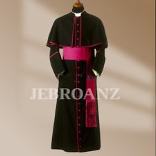 Cotton Roman Vestment Cassock - Preaching robe - Bishop inverness cape clergy picture