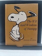 Vintage 1967 The Wit And Wisdom Of Snoopy Hard Book Charles M Schulz Hallmark picture