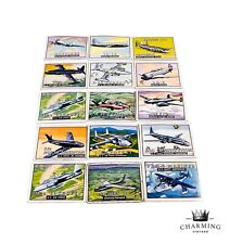 Vintage 1952 Topps Wings Friend or Foe Airplane Cards Lot of 15 picture