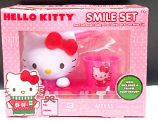 Hello Kitty Toothbrush, Holder and Cup Set New In Box SanRio  picture