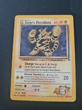 Pokemon Card - Lt Surge's Electabuzz 27/132 Non Holo  Rare Gym Heroes WOTC - NM picture