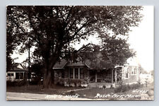 1949 RPPC King's Home Brick House Rose City MI Postcard picture