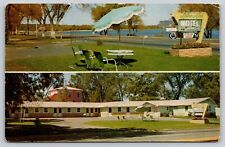 Postcard Lake Aire Motel LAKE CITY, Minnesota Split View picture