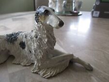 OUTSTANDING Hand Sculpted Borzoi Dog Figure- One of a Kind. SUPERB picture