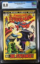 Amazing Spider-Man #109 CGC VF 8.0 Doctor Strange Gwen Stacy Marvel 1972 picture