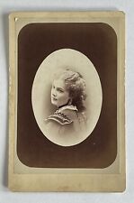 Antique Victorian Cabinet Card Photo Pretty Lady St. Louis, MO IDENTIFIED picture