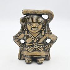 Vintage Aztec Mayan Terracotta Pottery Figure picture