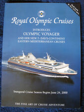 OLYMPIC VOYAGER Inaugural Brochure, 1999 -- Royal Olympic Cruises picture