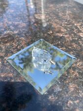 Vintage Retired Swarovski Silver Bill Crystal Duck with Box + Booklet picture
