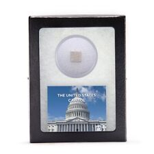 U.S. CAPITOL WASHINGTON DC BUILDING MARBLE STEP FRAGMENT. GLASS TOP DISPLAY. picture