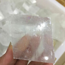 100g Natural Iceland Spar Quartz Crystal Mineral Teaching Specimen Healing picture
