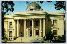 Court House Washoe County Reno Nevada NV Old Cars Chrome Postcard picture