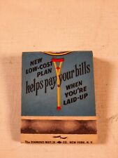 Vtg mutual of omaha insurance matchbook full  picture