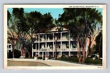 Beaufort SC-South Carolina, Sea Island Hotel, Antique, Vintage Souvenir Postcard picture
