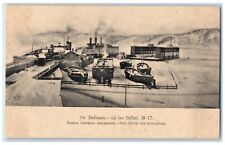 c1910's Winter Pier Lake Baikal Russia Ice Breakers Unposted Antique Postcard picture