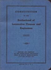 1953 Constitution Order of Locomotive Firemen and Enginemen of America picture