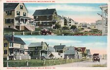 Main Street Looking South Wells Beach Maine postcard PC 3.2 picture