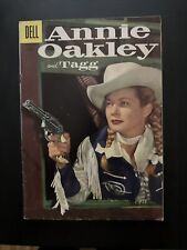 ANNIE OAKLEY & TAGG #7 DELL EARLY SILVER AGE ,BEAUTIFUL COMIC 1950'S TV, Western picture