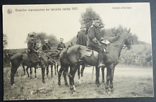 Large maneuvers in varied terrain 1913,  BELGIUM cavalry picture