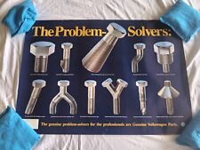 Awesome vintage Volkswagen Problem Solver service poster  picture