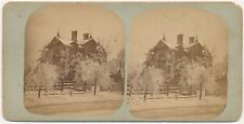 ILLINOIS SV - Paxton - Home in Winter - Charles Durheim 1870s picture