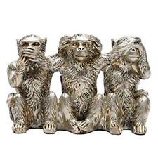 No Evil Monkeys Statue See-No Speak-No Hear-No Evil Resin 2.8
