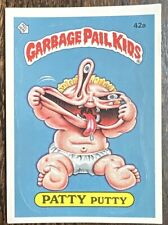 1985 Topps Garbage Pail Kids Original 2nd Series Card #42a PATTY PUTTY N Mint picture