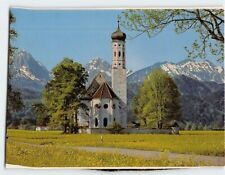 Postcard St. Coloman Kirche Schwangau Germany picture