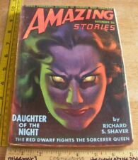 Amazing Stories December 1948 VINTAGE Richard Shaver Red Dwarf vs Sorcerer Queen picture