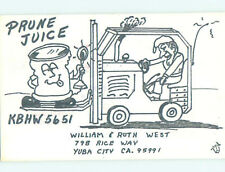 Pre-1980 RADIO CARD - CB HAM OR QSL Yuba City California CA AH2769 picture