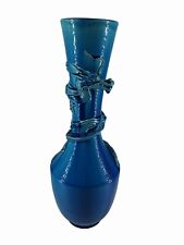 Antique Chinese Glazed Ceramic Dragonware Vase 19th Century 17