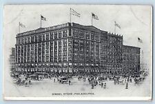 Philadelphia Pennsylvania Postcard Gimbel Store Exterior Building c1910 Vintage picture