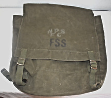 Vintage USFS FSS Green Canvas Type I Backpack Bag Anchor Manufacturing picture