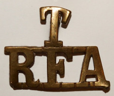 BRITISH MILITARY CAP BADGES, Royal Field Artillery Territorial  Shoulder Title picture