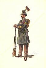 Illustration J.Demart Militaria Belgium Supporter Capiaumont 1831 picture