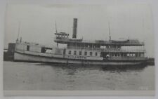 Steamship Steamer SQUANTUM real photo postcard RPPC picture