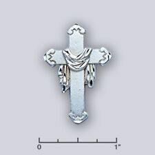 .925 Silver Cross and Robe  + .925 Sterling Silver Chain - Final Inventory picture