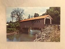 Postcard - Comstock Covered Bridge, Montgomery, Vermont, USA picture