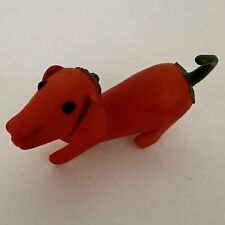 Enesco Home Grown Figurine Red Pepper Dachshund Rare Retired 2008 Collectible picture