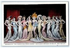 c1940's The Famous Hollywood Cabaret Restaurant New York City New York Postcard picture