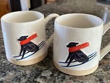 Paper Destiny Dog Skiing Stoneware Mug Cup picture