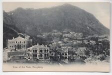 1910 Hong Kong Postcard view of the Peak with Buildings picture